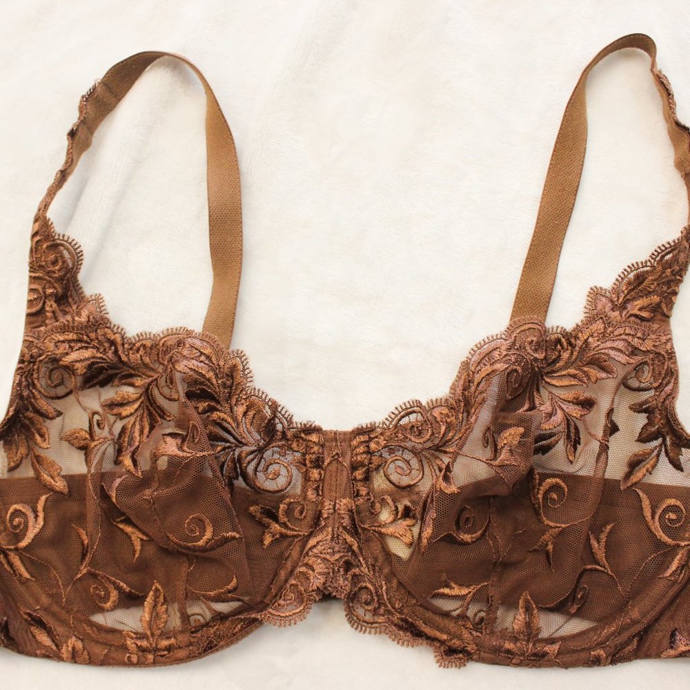 SOMA Sensuous Lace Unlined Bra 38C